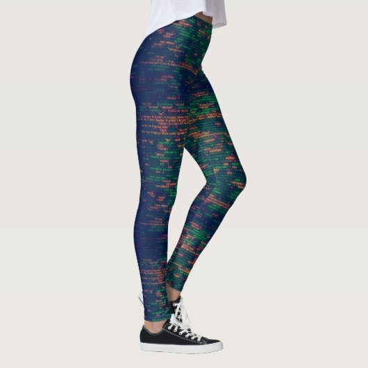 Programmeringscode voor ontwikkelaars leggings (Rechts)