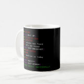 Programmeringsdag als code koffiemok (Voorkant links)