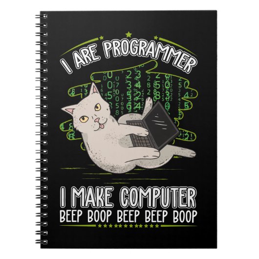 Programmeringsinformatica humor notitieboek (Voorkant)