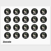Programmeringsinformatica humor ronde sticker (Vel)