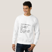 Programmeringsprogrammeur Computer Scientist Trui (Voorkant volledig)