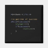 Programmers Computer Science Meme Coding Humor Magneet (Voorkant)