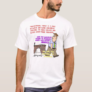 Programmers versus het universum (1) t-shirt