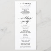Programmes classiques de mariage de script - M. et (Dos)