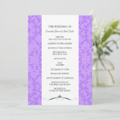 Programmes de cérémonie des mariages (Debout devant)