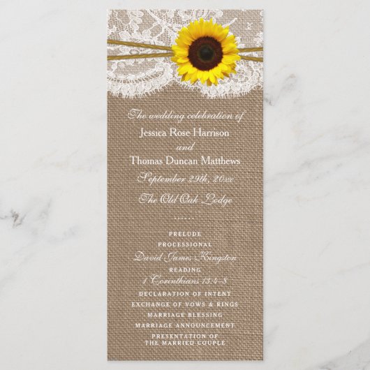 Programmes de collecte de Mariages de tournesol ru (Devant)