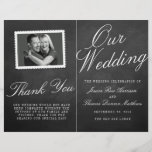 Programmes de collection de Mariages Chalkboard Fa<br><div class="desc">Les Modèles du programme Fancy Chalkboard Mariage Collection Booklet Style. Veuillez cliquer sur le bouton "Customiser" pour modifier la disposition du libellé.</div>