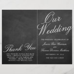 Programmes de collection de Mariages Chalkboard Fa<br><div class="desc">Les Modèles du programme Fancy Chalkboard Mariage Collection Booklet Style. Veuillez cliquer sur le bouton "Customiser" pour modifier la disposition du libellé.</div>