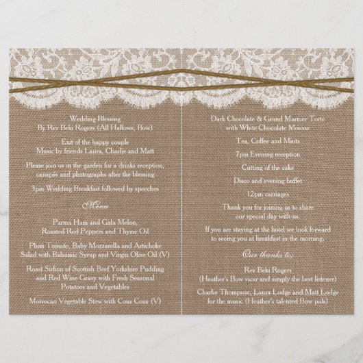 Programmes de collection de Mariages de Starfish r (Dos)