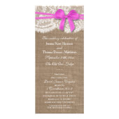 Programmes de collection de Mariages Rustic Pink B (Devant)