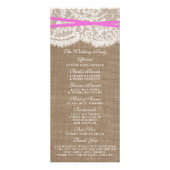 Programmes de collection de Mariages Rustic Pink B (Dos)