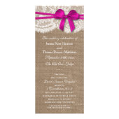 Programmes de collection de Mariages Rustic Pink B (Devant)