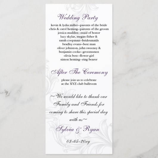 programmes de lovebirds pourpres et oranges (Dos)