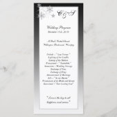 Programmes de mariage au diamant d'hiver (Devant)