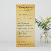 Programmes de Mariage campagnard du vin (Debout devant)