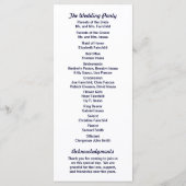 Programmes de mariage Chevron (Dos)