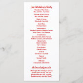 Programmes de mariage Chevron (Dos)