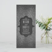 Programmes de mariage Confetti vintage Parties sci (Debout devant)