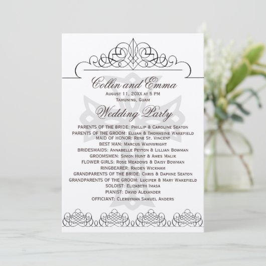 Programmes de mariage croisé (Debout devant)