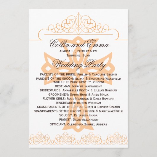 Programmes de mariage croisé (Devant)