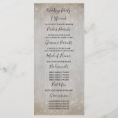 Programmes de mariage de plage couple étoile de me (Dos)