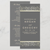 Programmes de mariage floral pour bébé (Devant / Derrière)