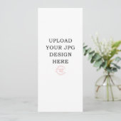 Programmes de mariage imprimés 4" x 9" (Debout devant)