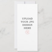 Programmes de mariage imprimés 4" x 9" (Dos)