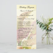 Programmes De Mariage Lily, Floral, Fleurs, Printe (Debout devant)