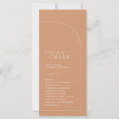 Programmes de mariage minimalistes simples en Rust (Devant)