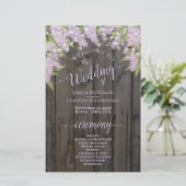 Programmes de mariage pas chers avec des lilas rus (Debout devant)