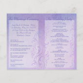 Programmes de mariage - Plum (Dos)