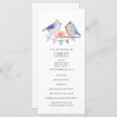 Programmes de mariage pour couples d'inséparables (Devant / Derrière)