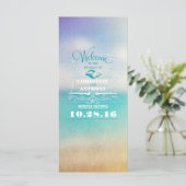 programmes de mariage romantique à la plage - ombr (Debout devant)