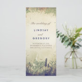 programmes de mariage rustique dans les bois (Debout devant)