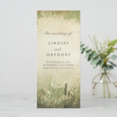 programmes de mariage rustique dans les bois (Debout devant)