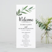 Programmes de mariage simples et élégants (Debout devant)