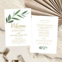 Programmes de mariage simples et élégants avec feu