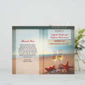 programmes de mariage sur plage (Debout devant)