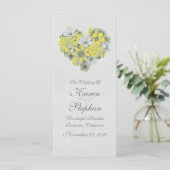 Programmes de mariage vintage (Debout devant)