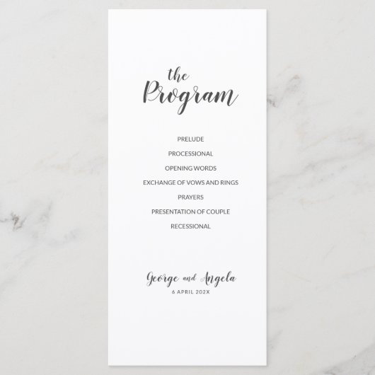 Programmes de partie bleu aquarelle (Devant)