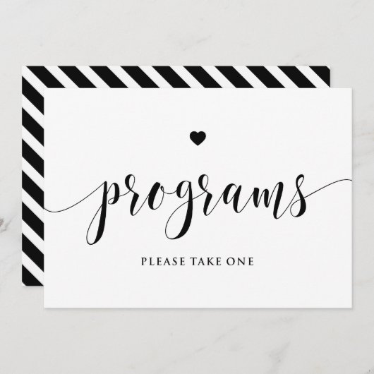 Programmes de script noir S'il vous plaît prendre  (Devant / Derrière)