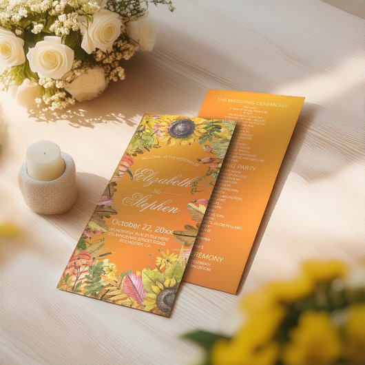 Programmes mariages de automne Automne Feuille Cit