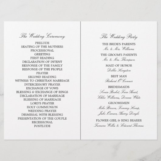 Programmes modernes de mariage Whimsical Black Cat (Dos)