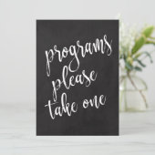 Programmes Panneau Mariage Ardoise Abordables (Debout devant)