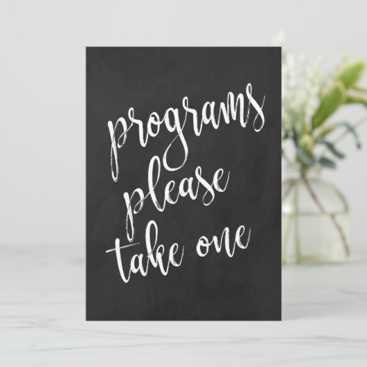 Programmes Panneau Mariage Ardoise Abordables (Debout devant)