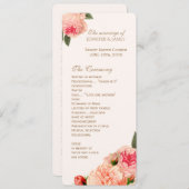 Programmes personnalisables de Peonie de Corail (Devant / Derrière)