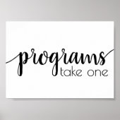 Programmes Simples | Tableau de Tout Événement en  (Devant)