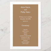 Programmes vintage Chic Photo Wedding (Dos)