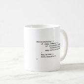 Programmeur café Mug (Devant droit)